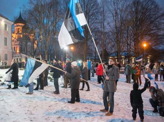 Eesti Vabariigi 99. aastapäeva tähistamine